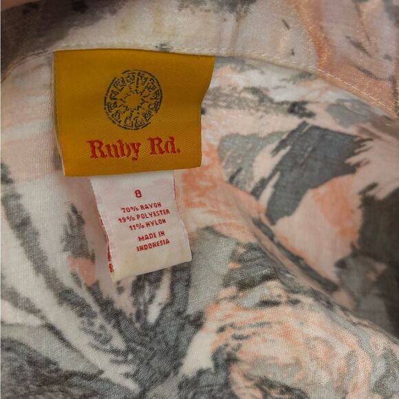 Stylish Women's Ruby Rd Gathered Waist Jacket sz 8 - Picture 9 of 9